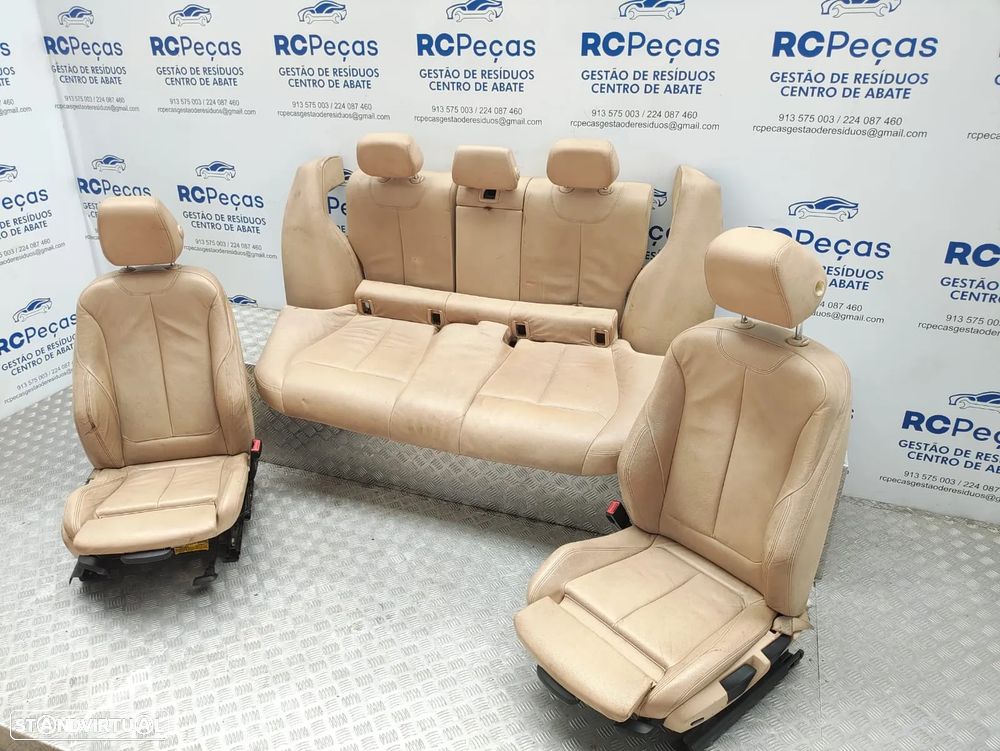 Conjunto Bancos Pele Originais BMW Serie 3 F30 Pack M 2011 a 2018 - 5