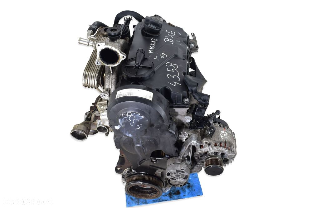 Silnik PASSAT B6 GOLF V TOURAN OCTAVIA II TOLEDO 1.9TDI 105KM BXE KOMPRESJA - 13