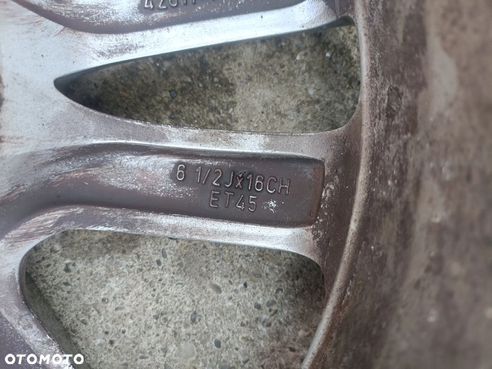 TOYOTA AURIS I 06-12 4 sztuki komplet felg alufelg 16'' ET 45 * - 10