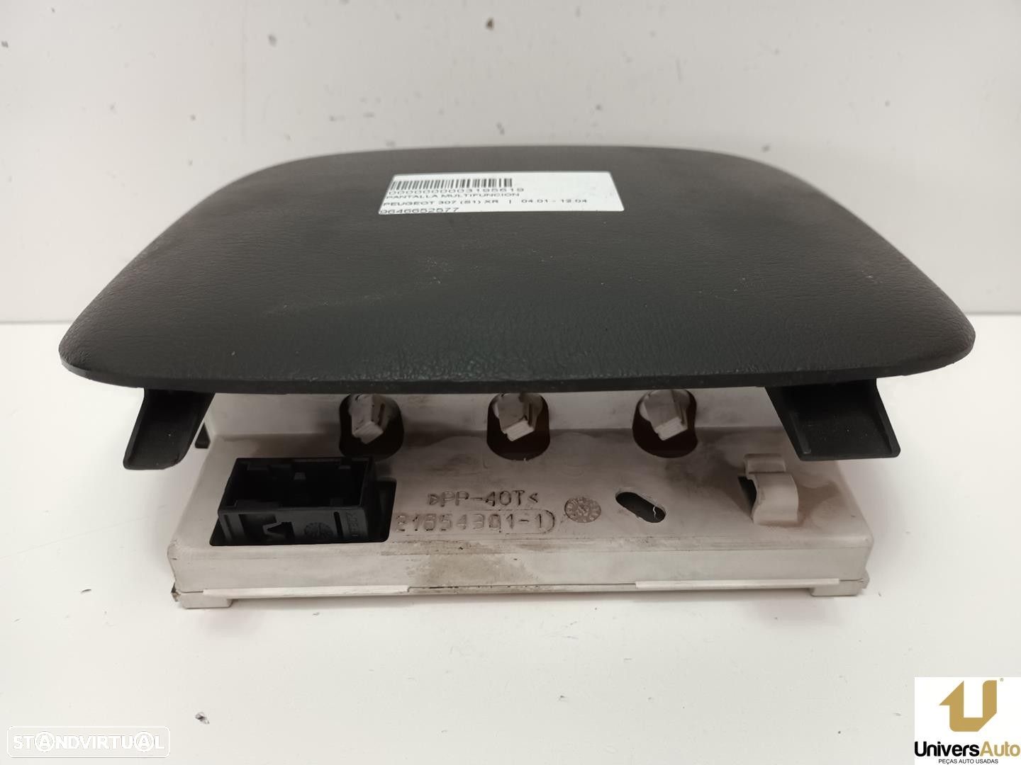ECRÃ MULTIFUNÇÕES PEUGEOT 307 2002 -9646652577 - 1