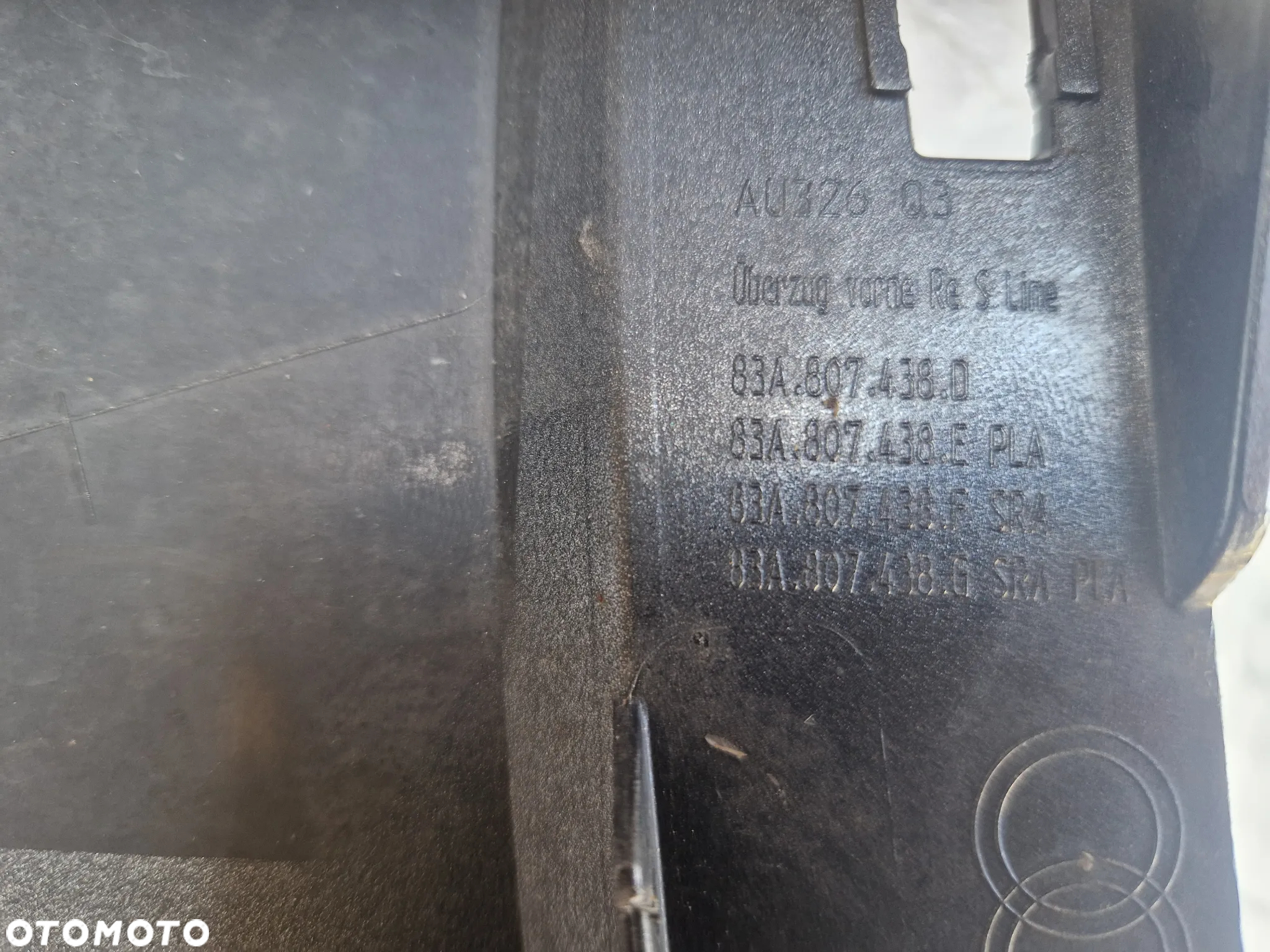 Audi Q3 F3 83A narożnik zderzaka prawy przód 83A807438D - 5
