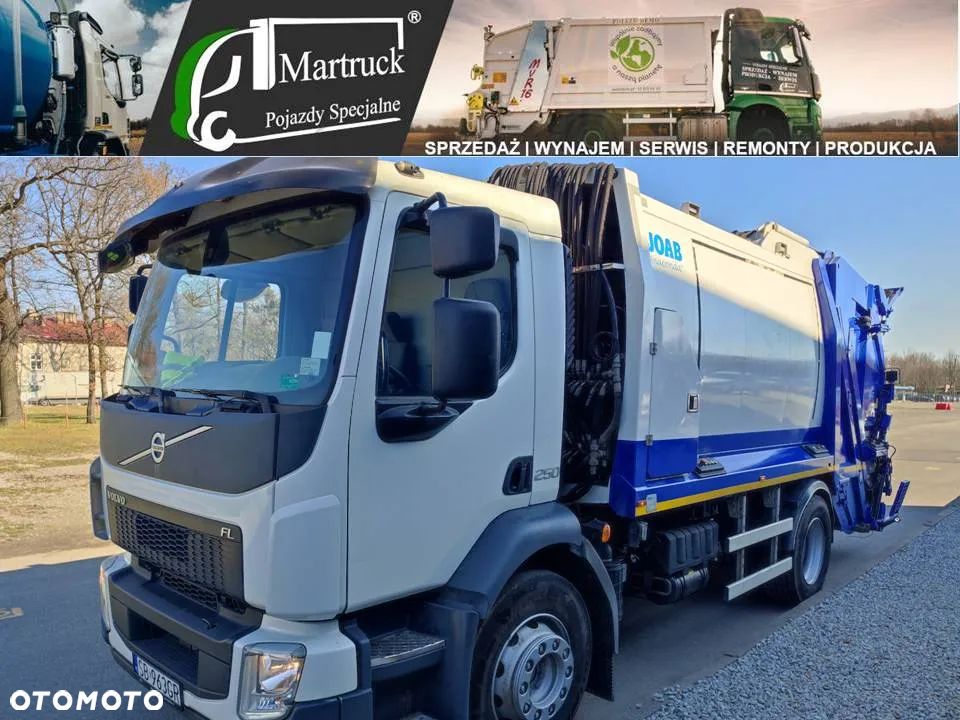 Volvo FL 4x2 śmieciarka dwukomorowa z zasypem 120-1100L sprzedaż wynajem, serwis, gwarancja - 1