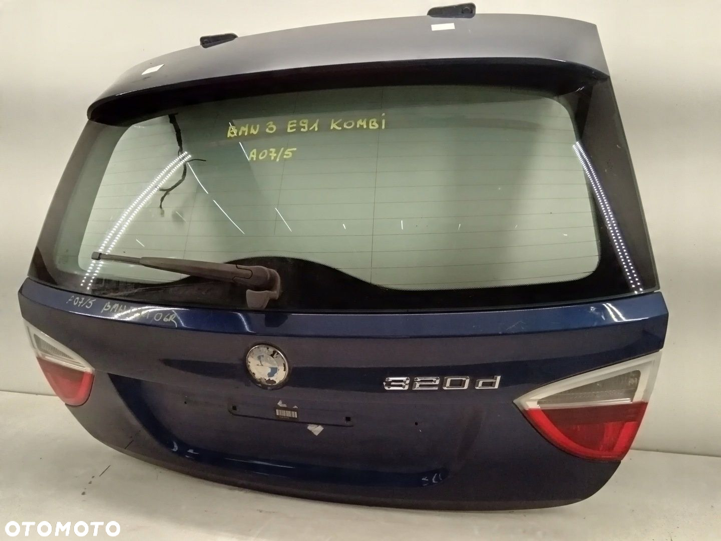 KLAPA BAGAŻNIKA TYLNA BMW 3 E91 KOMBI A07/5 KOMBI - 3