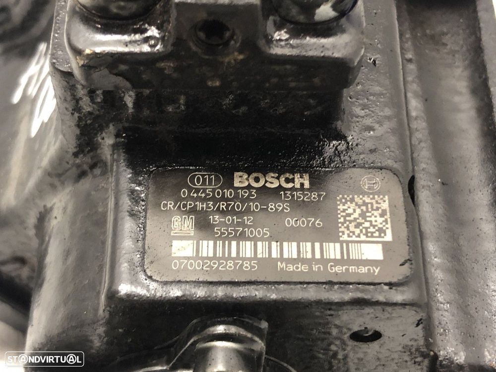 Bomba Alta Pressao OPEL INSIGNIA A 2.0 CDTI 07.08 - REF. 0445010193 - 0445010248... - 5