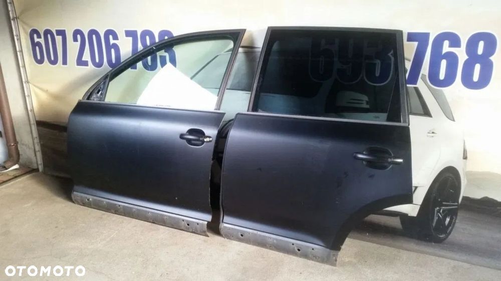 VW TOUAREG 7L 03-09R DRZWI LEWE PRZOD LD7U CZARNY MAT - 2
