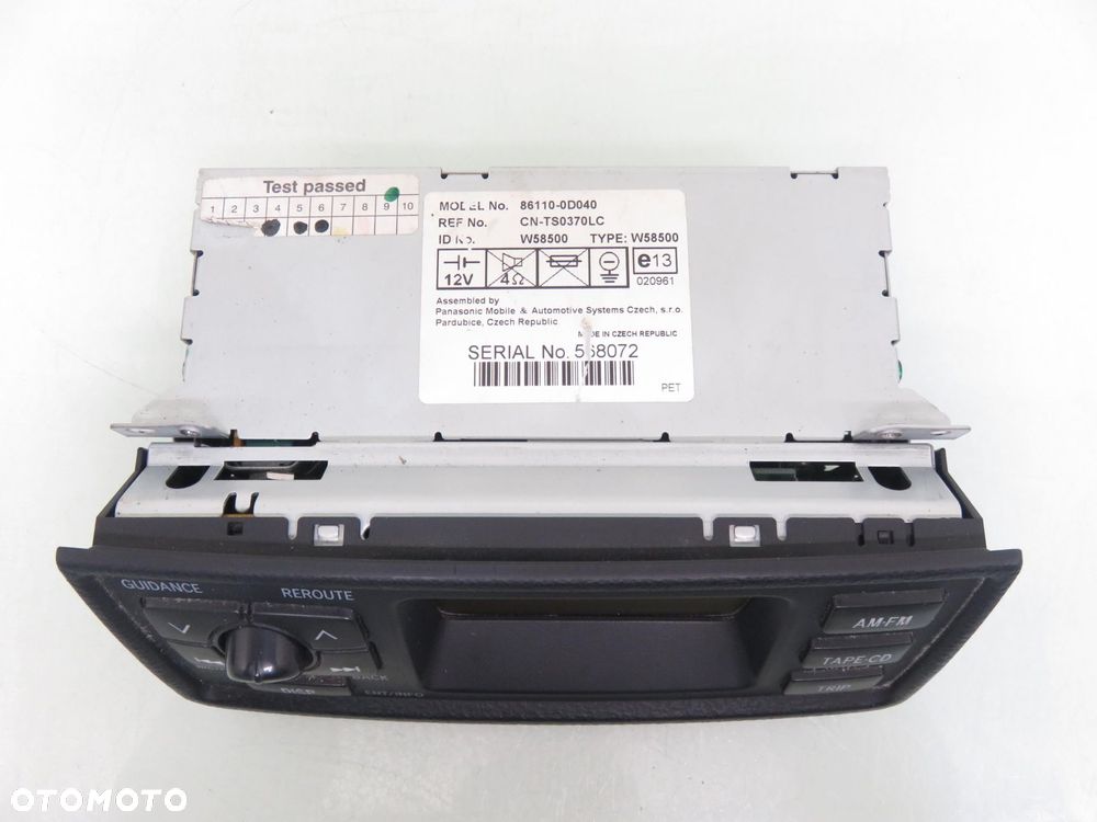 WYŚWIETLACZ TOYOTA YARIS I 861100D040 - 4