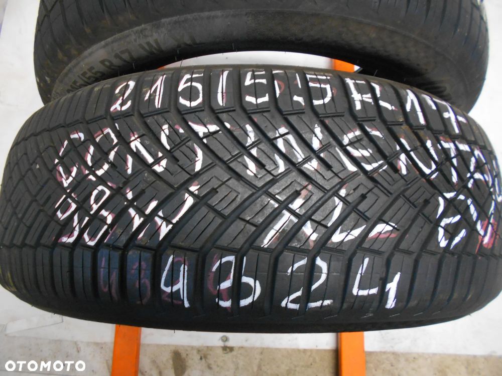 OPONY  215/55R17 CONTINENTAL ALLSEASON CONTACT 2 EV XL DOT 3525 /  4324 7.4MM - 3