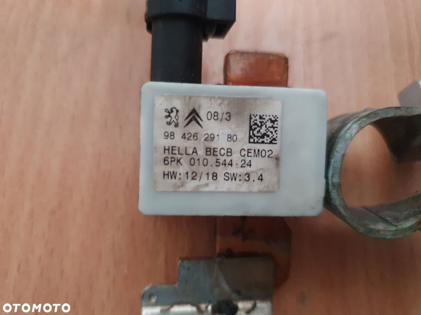 KLEMA MINUS AKUMULATORA CITROEN C3 III AIRCROSS 1.5 BLUE HDI 9842629180 - 5