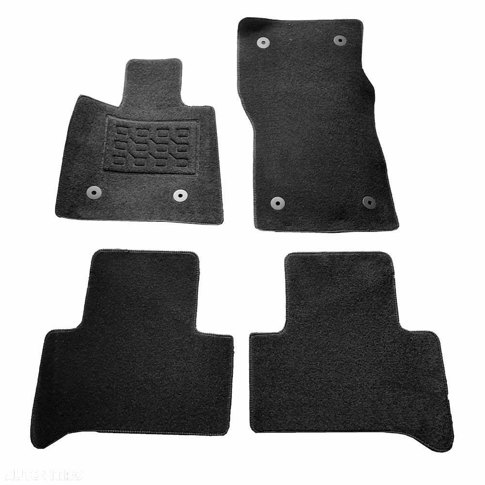 Covorase mocheta Alfa Romeo Stelvio 2017-prezent, Negre, set de 4 Buc. - 1