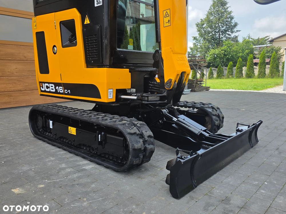 JCB JCB 16 C-1 mini koparka 3 łyżki szybkozłącze 19c1 sprowadzona 8018 serwisowana - 19
