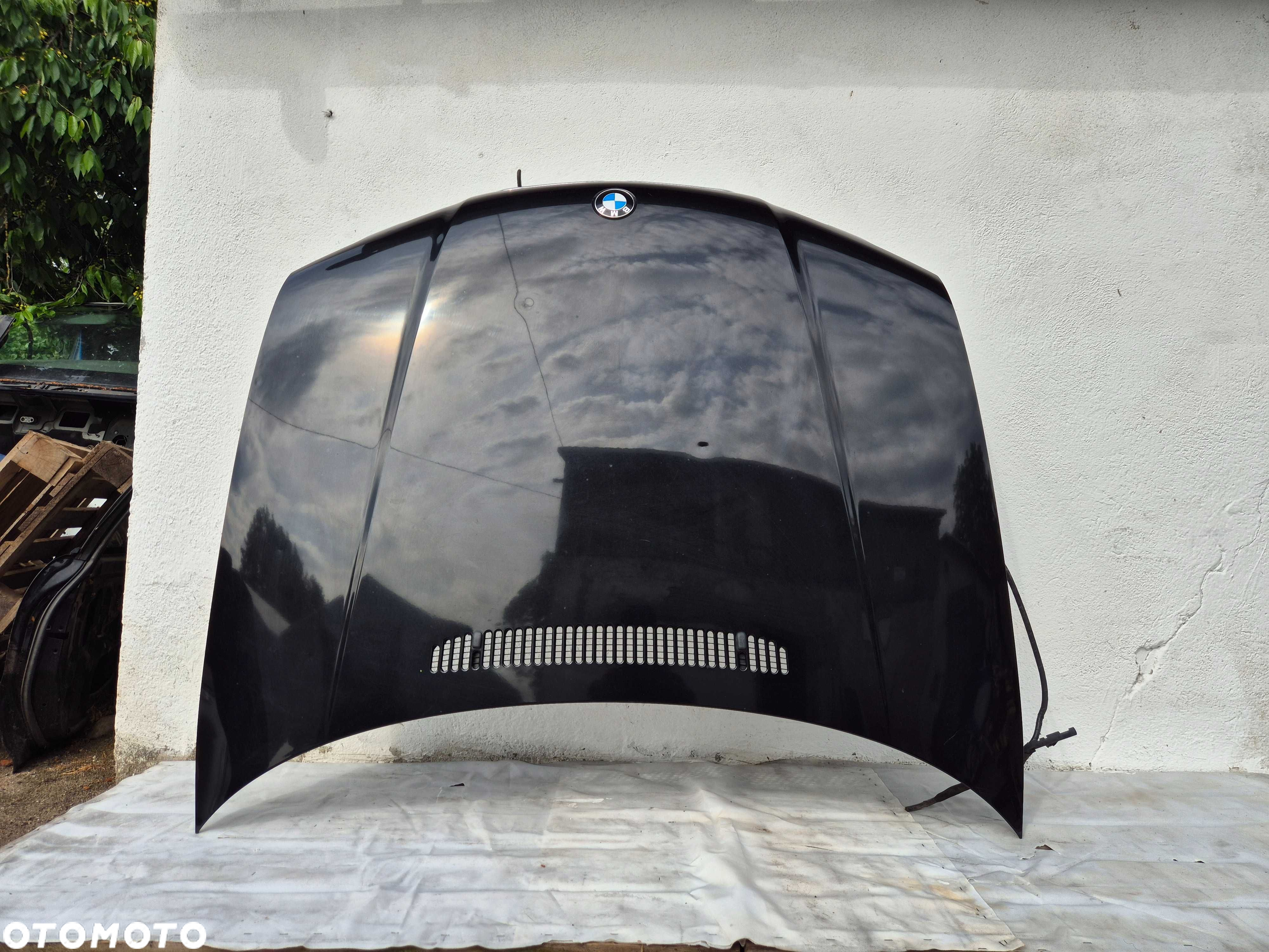 Przednia Przód Maska BMW E46 Compact CZARNA 00-05r Kompletna - 6