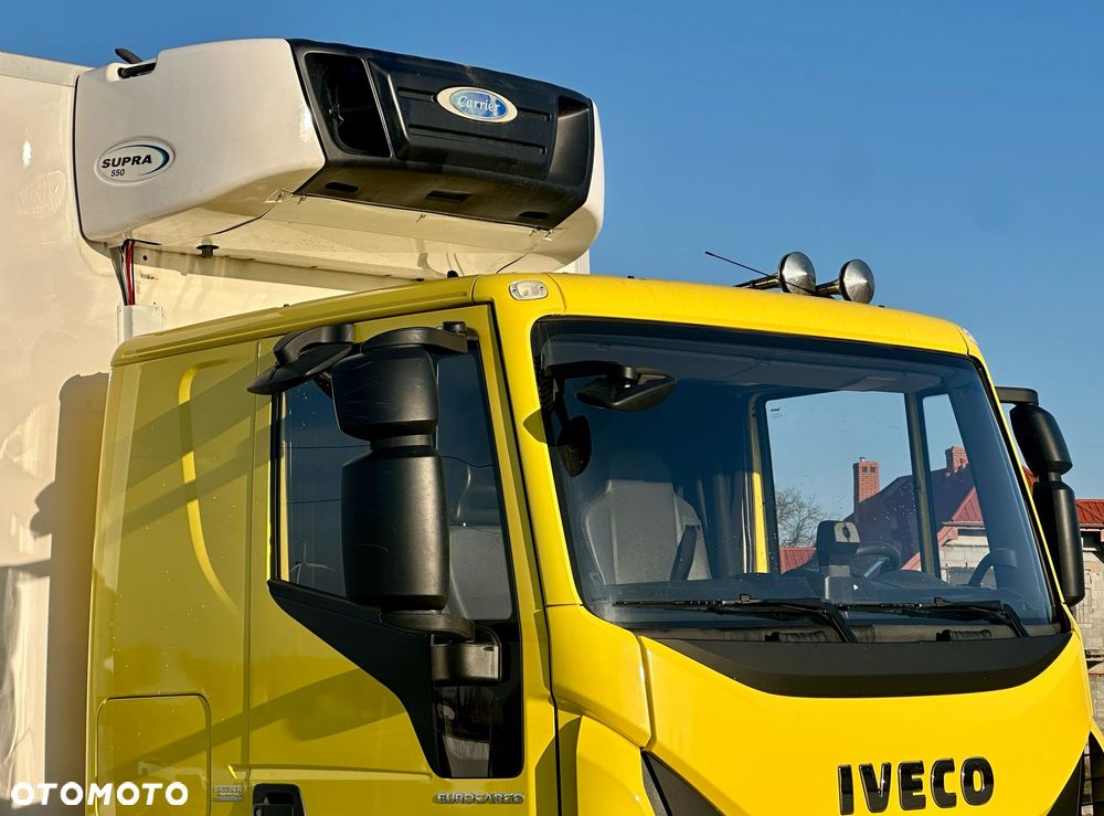 Iveco EUROCARGO 160-280 / CHŁODNIA / 6.1 M DŁUGOŚCI / 15 EUROPALET / AUTOMAT / SYPIALKA / NISKI PRZEBIEG / 16 TON DMC / CARRIER SPALINOWO - ELEKTRYCZNY / 2018 ROK - 13