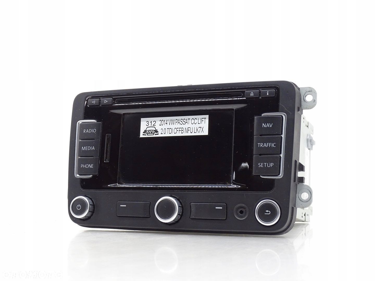 RADIO RADIOODTWARZACZ NAVI NAWIGACJA MULTIMEDIA CD VW PASSAT CC 3C8035279M - 1
