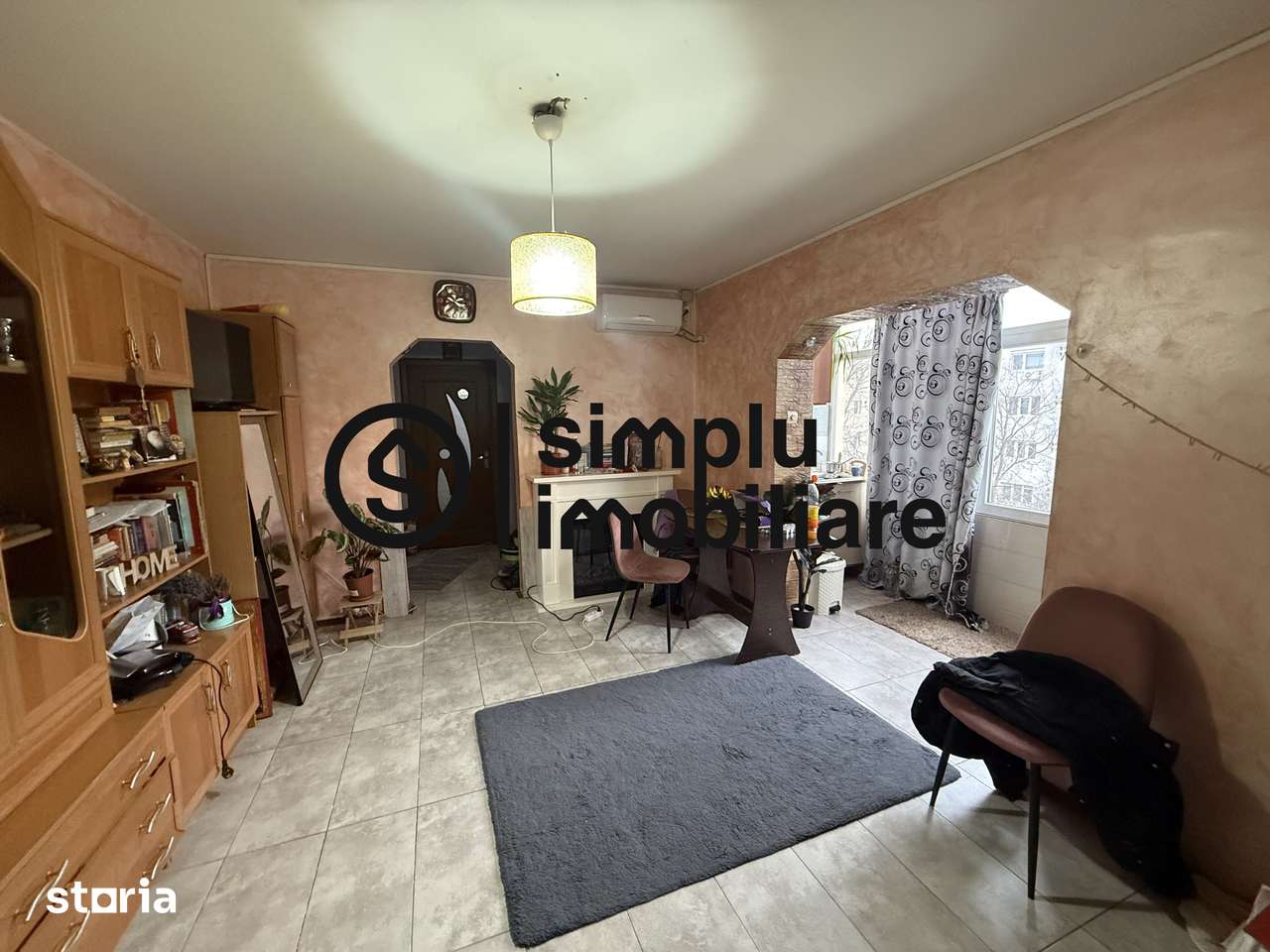 Apartament 2 camere semidecomandate transformat in 3 et 3/4 Brazda — fotografia 3