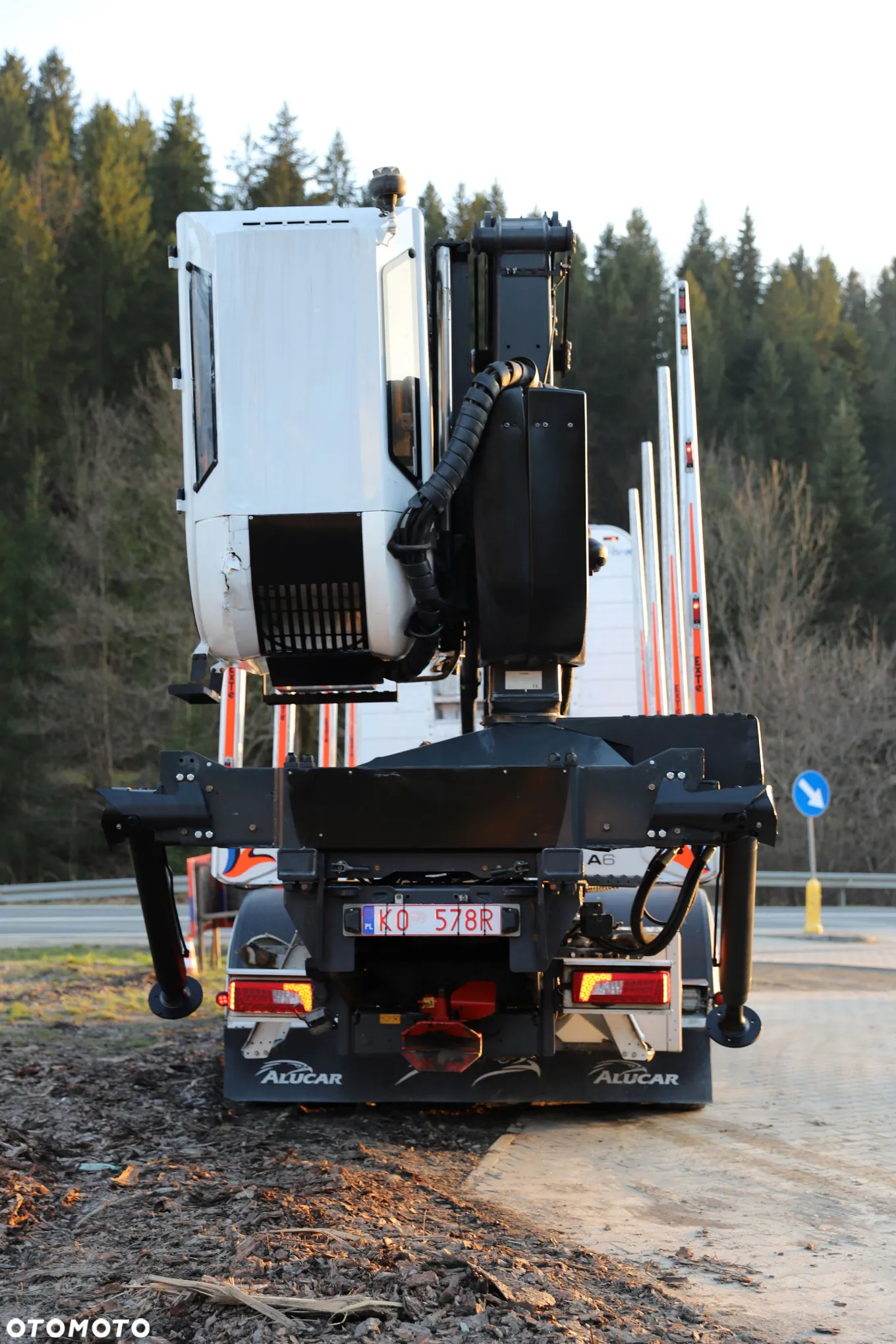 Scania R650 6X4 EURO 6 Resor Resor Dzwig Epsilon z Kabina Do drewna Lasu dłużycy kłody Palfinger - 7