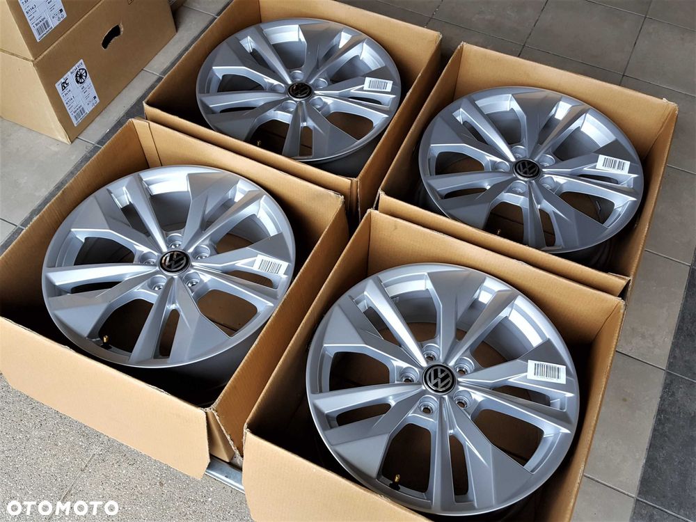 Alufelgi 18 5x112 VW Golf Passat Tiguan Jetta Touran Caddy T-Roc Nowe Oryginalne ! 822# - 6