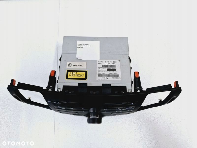 honda accord viii radio fabryczne cd ramka 39100-tl0-g000 - 4