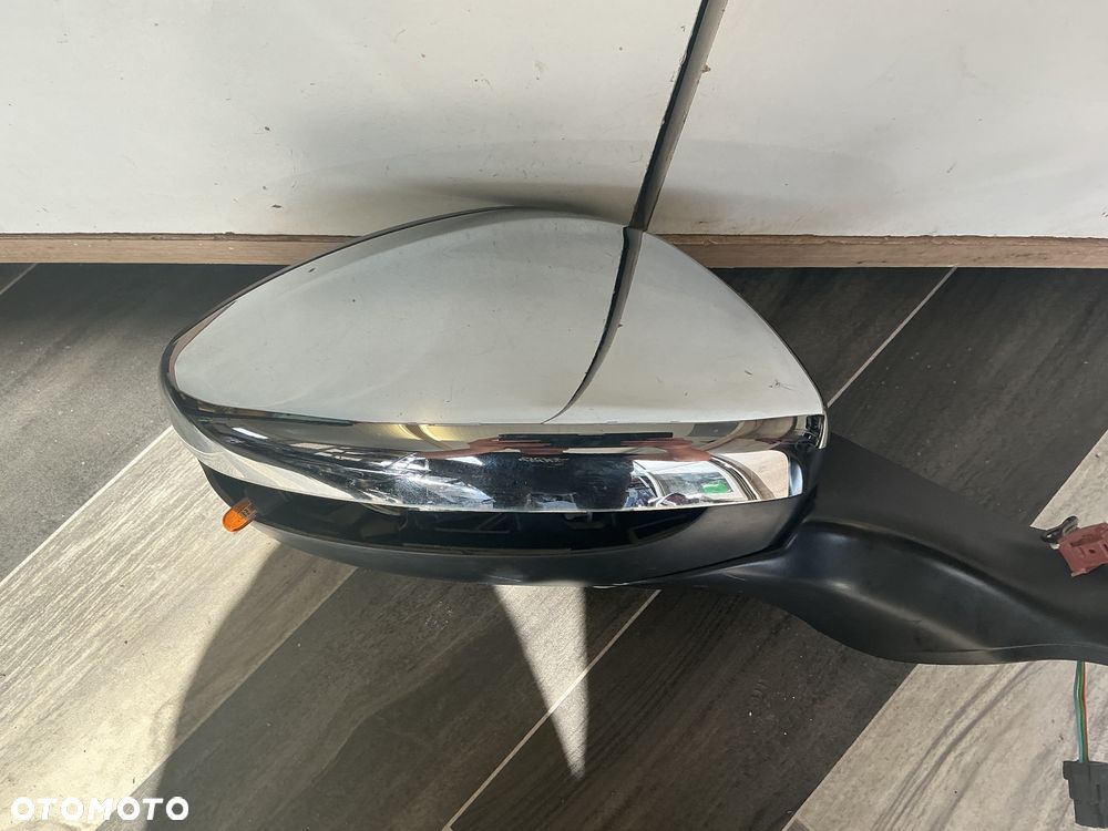 PEUGEOT 208 I 1 LUSTERKO PRAWE PRAWY 9 PIN CHROM CHROMOWANE - 2