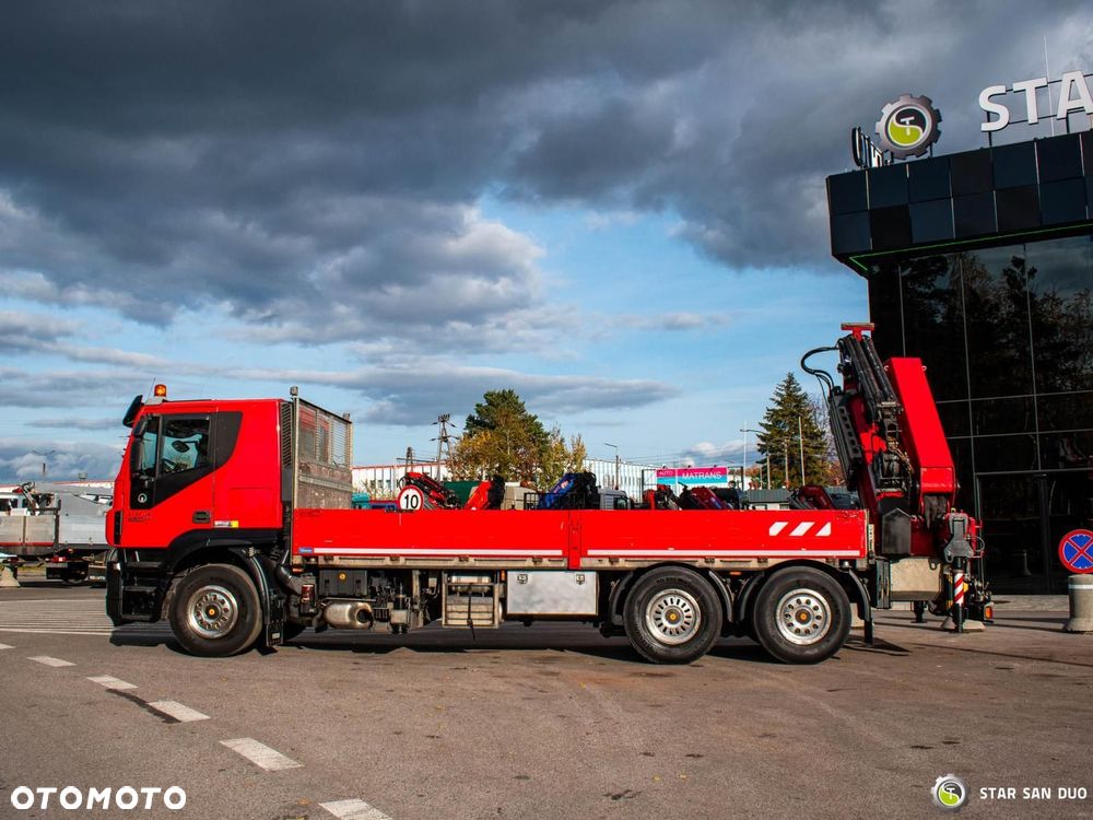 Iveco STRALIS 460 6x4 HMF 4020-K5 Fly Jib Hds Żuraw - 8