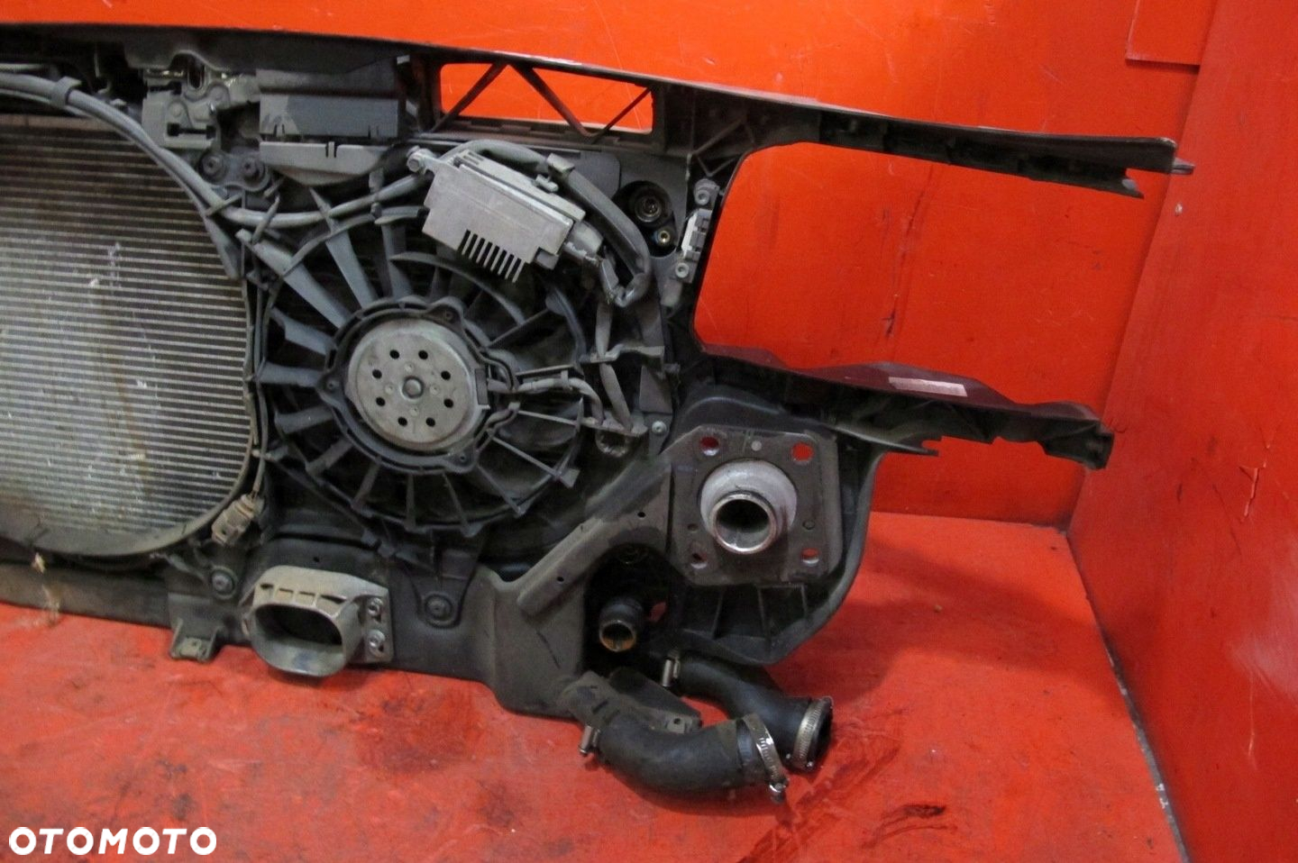 AUDI A4 B6 8E 2.5 TDI BFC PAS PRZEDNI CHŁODNICE WENTYLATOR KOMPLET - 9