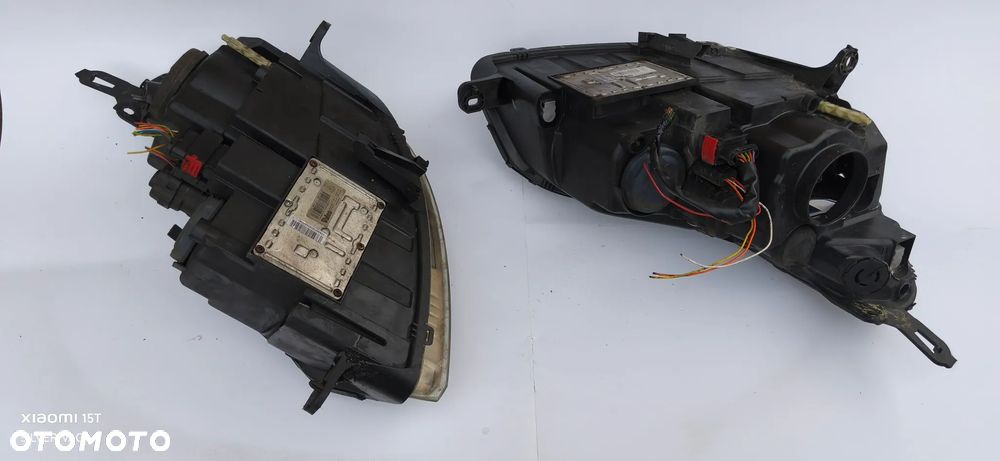 Lampy przednie Citroen C5 Europa LIFT Xenon prawa lewa komplet - 9