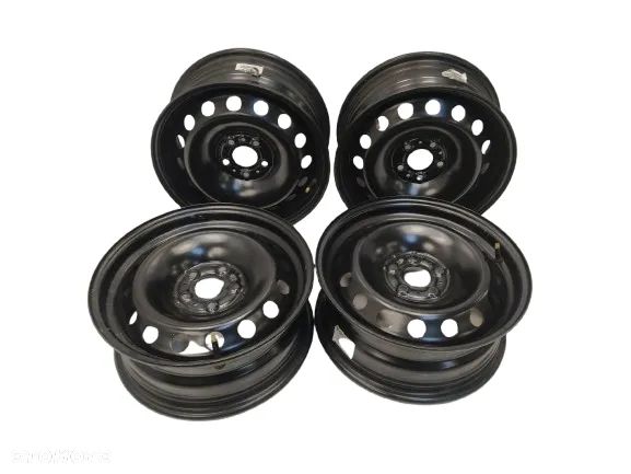 AUDI A3 SEAT IBIZA TOLEDO FABIA OCTAVIA RAPID VW POLO 6X15 FELGI STALOWE R15 5X100 ET 38 ORYGINAŁ NOWE - 1