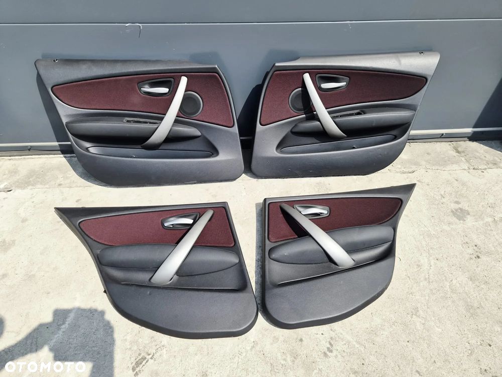 Boczki Drzwi Komplet Przód Tył BMW 1 E81 E87 Lift - 1
