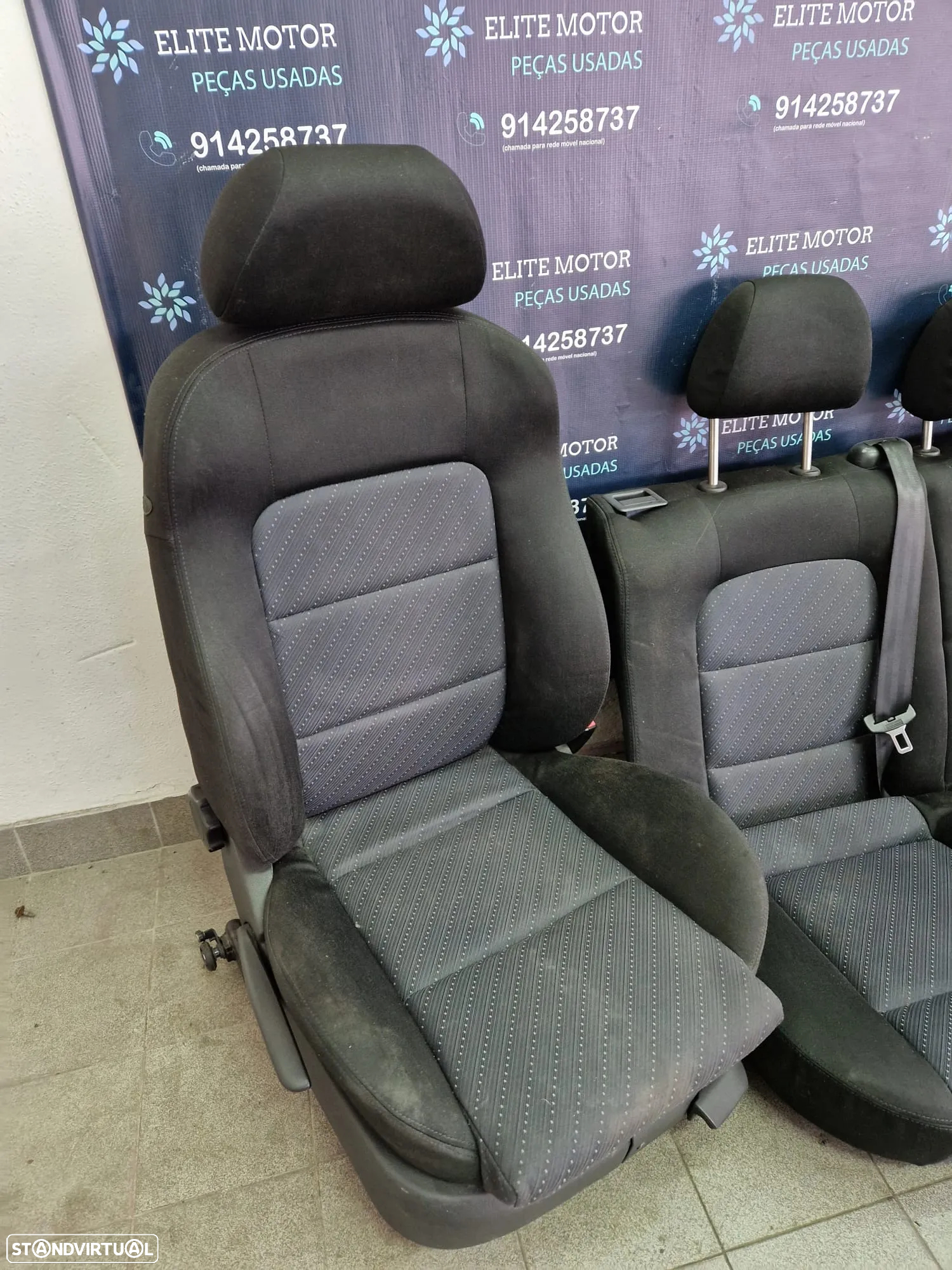 Jogo de bancos usados SEAT LEON 1M FR TOLEDO tecido - 6