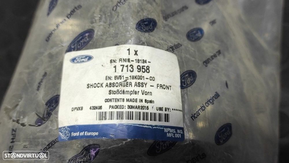 AMORTECEDOR FRENTE ESQUERDO FORD FIESTA (CB1) GHIA - 3