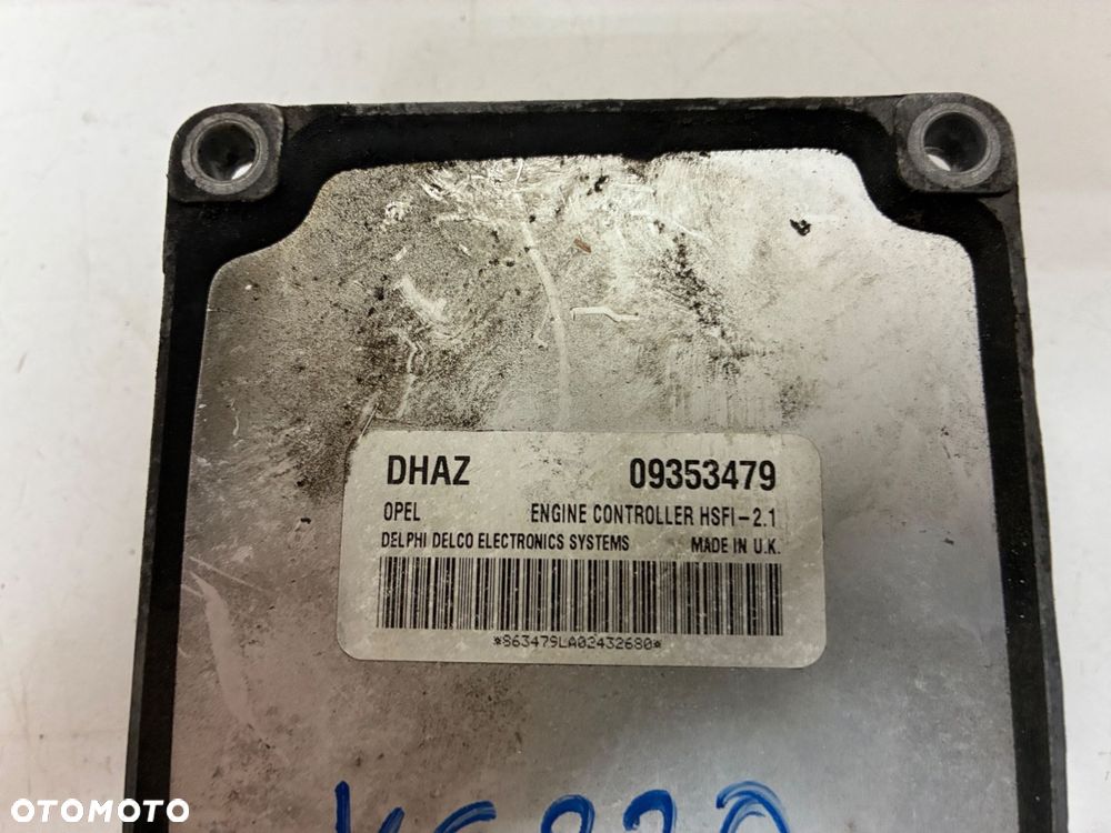 OPEL KOMPUTER  STEROWNIK  SILNIKA DHAZ 09353479 HSFI-2.1 - 3