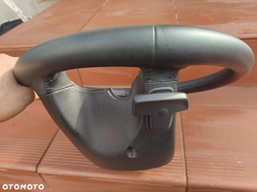 MERCEDES W209 CLK W211 LIFT W219 CLS KIEROWNICA czarna Skórzana Łopatki - 20