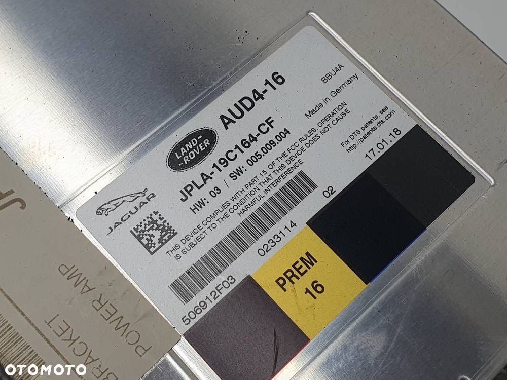 WZMACNIACZ AUDIO RANGE ROVER SPORT II L494 JPLA-19C164-CF - 2