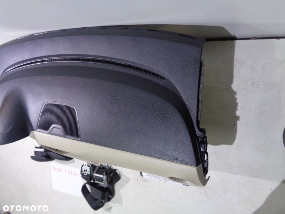 SKODA CITIGO DESKA PODUSZKI AIRBAG PASY KOMPLET - 3