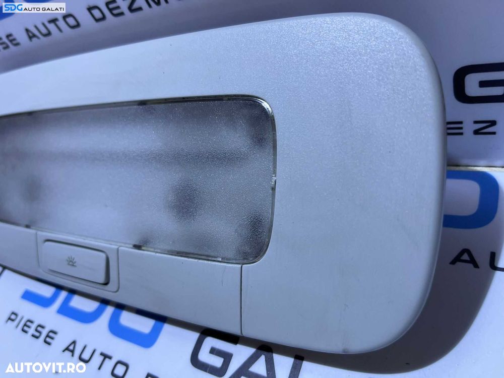 Plafoniera Lumini Lampa Iluminare Plafon Spate Pasager Volkswagen Passat B6 2005 - 2010 Cod 1K0947291 - 3