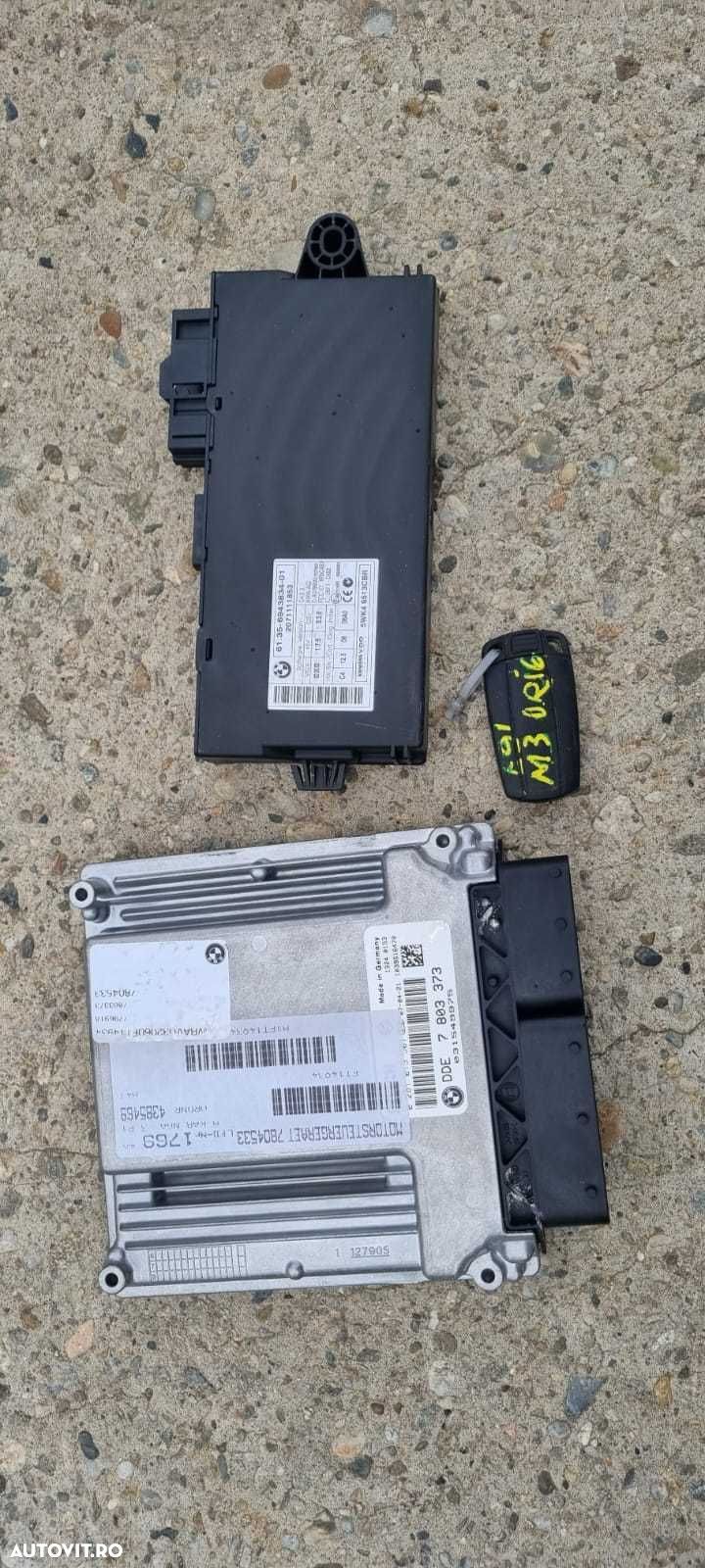Kit pornire calculator ecu BMW seria 3 E90 E91 automata 7803373 M47 - 1