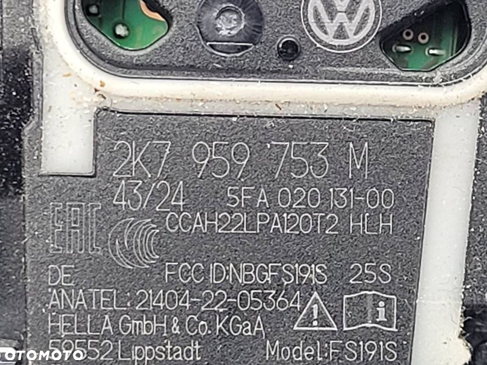 KLUCZYK PILOT VW CRAFTER II 2K7959753 2K7959753M ORYGINAŁ - 6