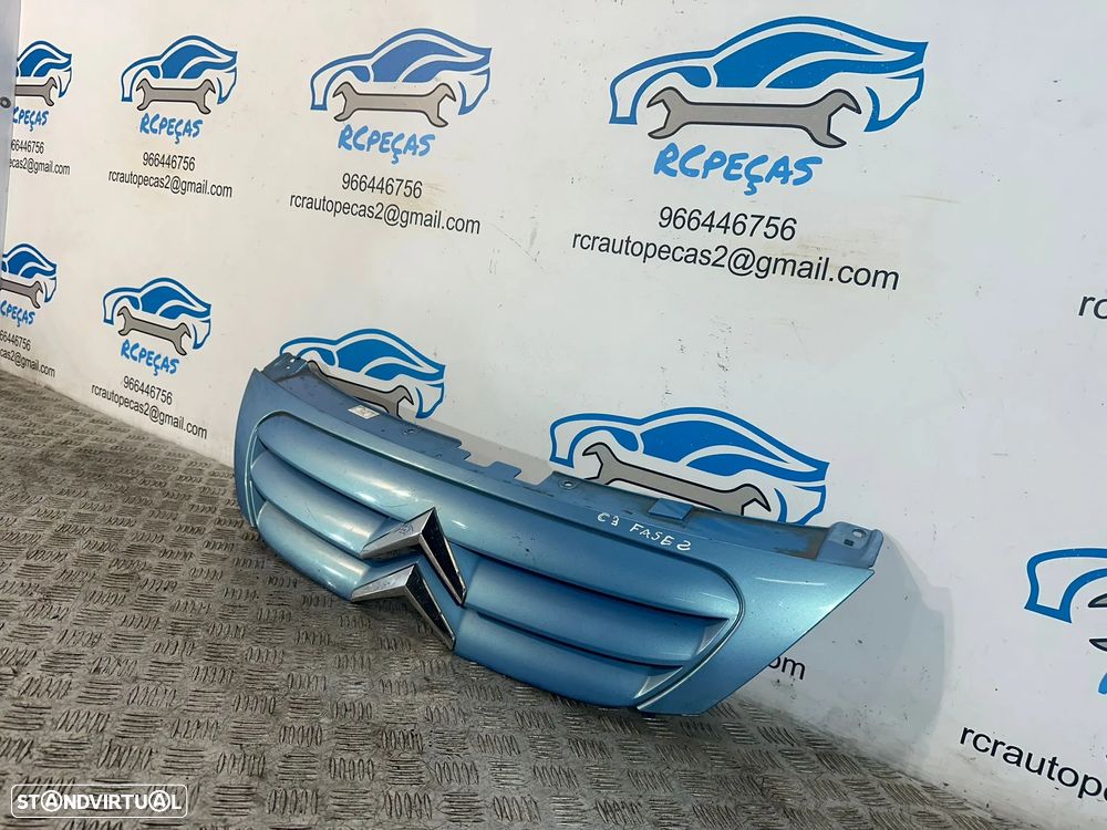 .Grelha Pára-choques Frente Original Citroen C3 9680094177 2002 - 2005 - 6