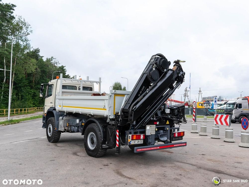 Mercedes-Benz AXOR 1833 4x4 HIAB 166 HDS Żuraw Wywrotka Chwytak - 12