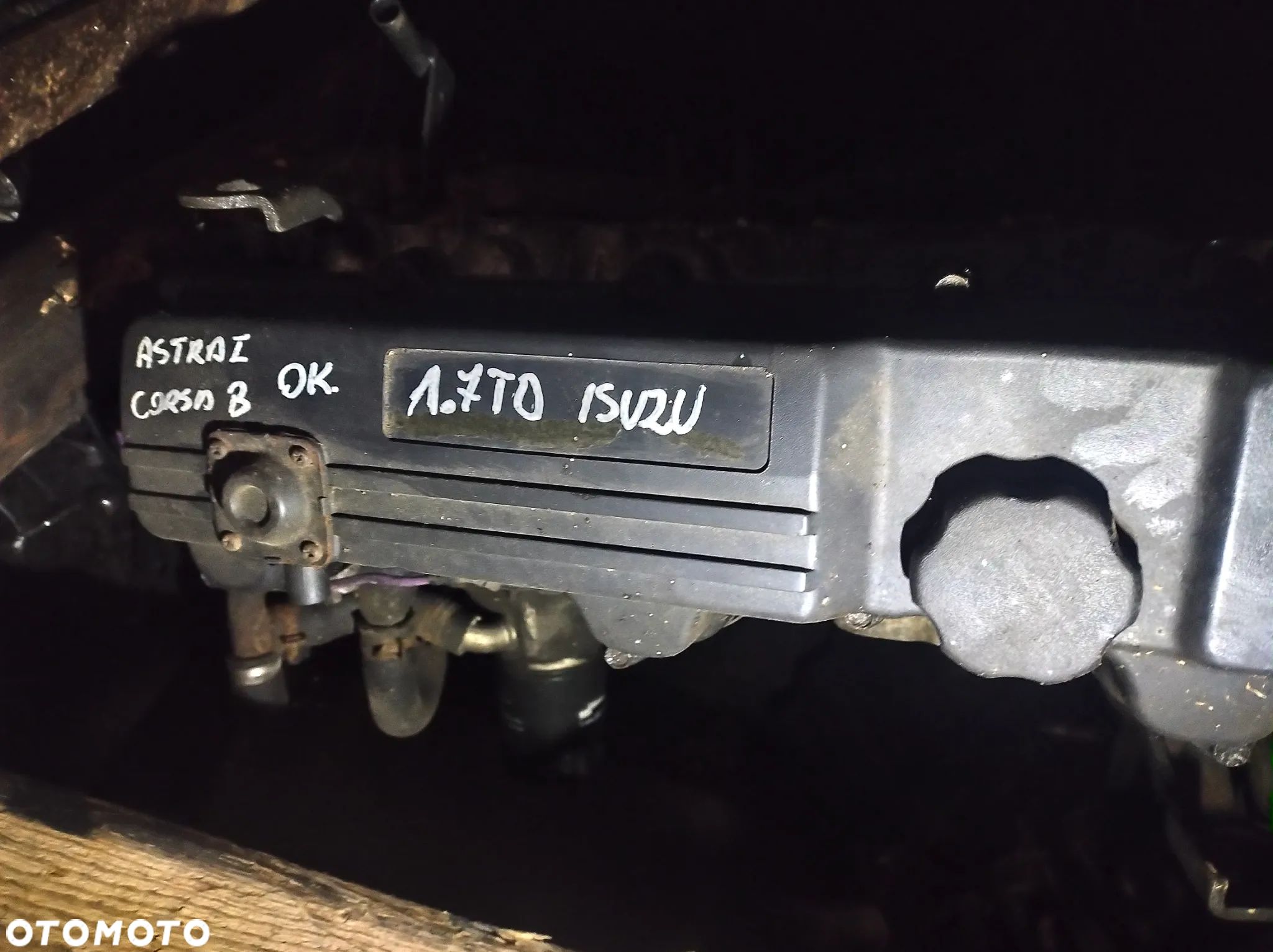 OPEL ASTRA F  vectra B   corsa  B silnik motor 1,7TD ISUZU - 1