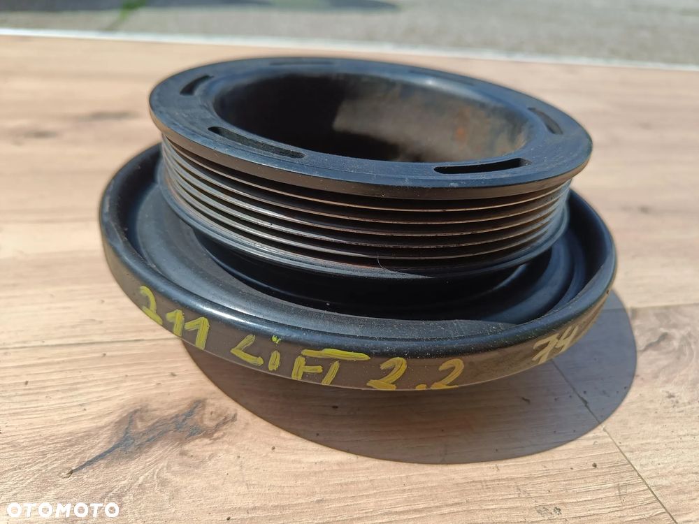 MERCEDES W203 W204 W209 W211 2.2 CDI om646 KOŁO PASOWE WAŁU A6110300503 - 2