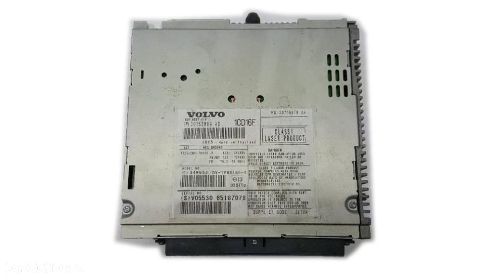 RADIO ODTWARZACZ CD VOLVO V50 S40 30752889 - 1