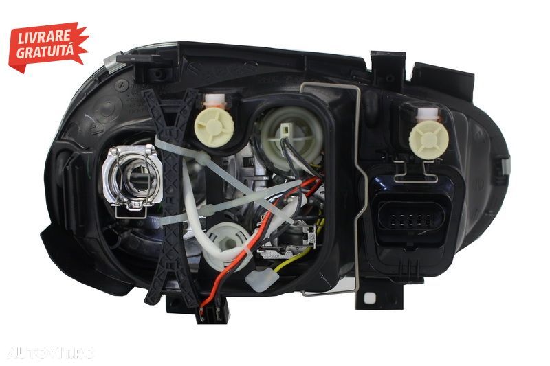 Faruri VW Golf 4 (09.1997-09.2003) R32 Look Negru- livrare gratuita - 4