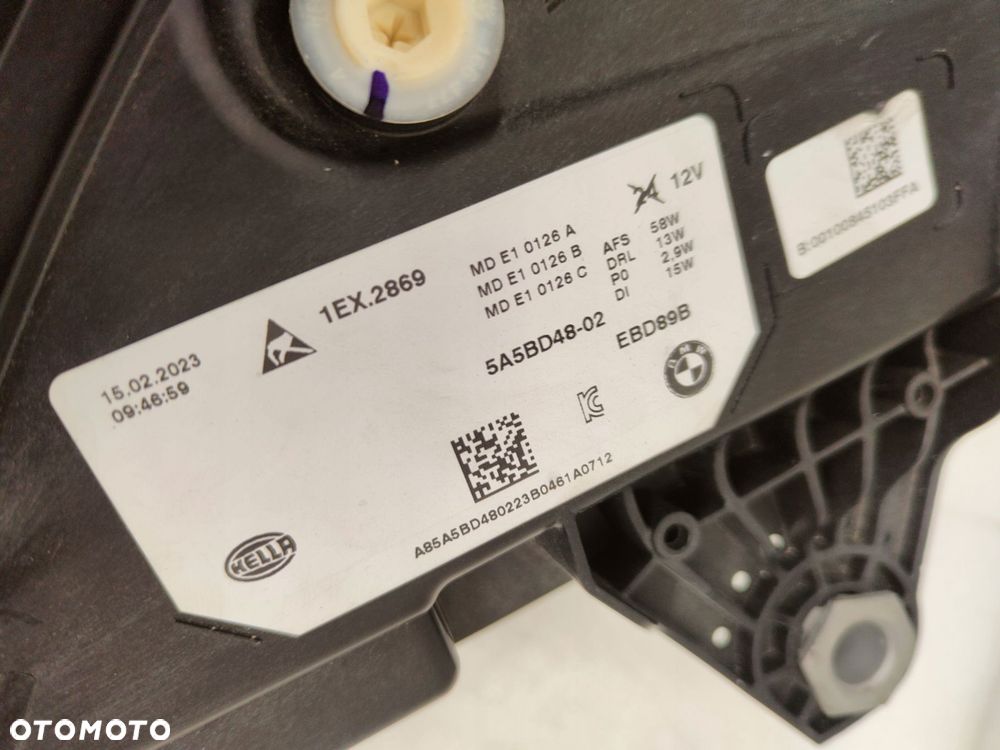 bmw x1 u11 full led lampa prawy przód 5a5bd48 - 5