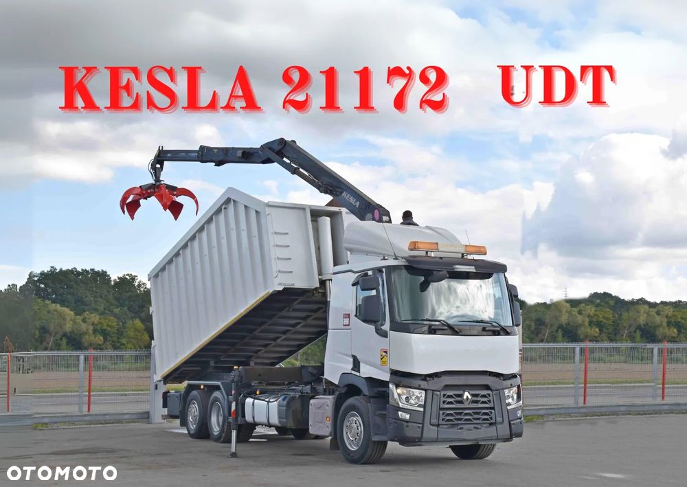 Renault C 460 * HAKOWIEC + KESLA 21172 * STAN BDB - 1