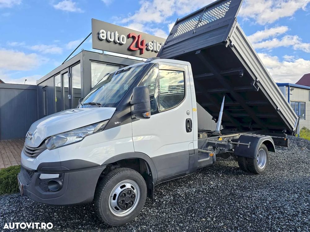 Iveco Daily 3000 cmc benaCantoni 3.2 m,basculabila 3 parti pe cutia viteze,diferential blocabil punte spate. 2018. - 1
