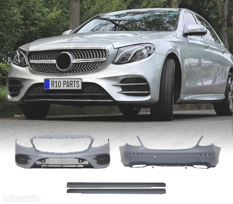 KIT CARROÇARIA PÁRA-CHOQUES MERCEDES CLASE E W213 16- LOOK AMG - 1