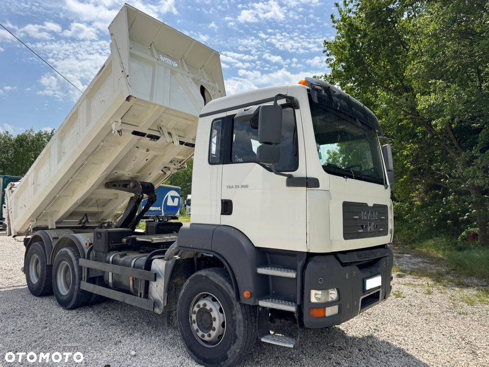 MAN TGA 33.390 6X4 Kiper Wywrotka Manual Resor Hydroburta - 2