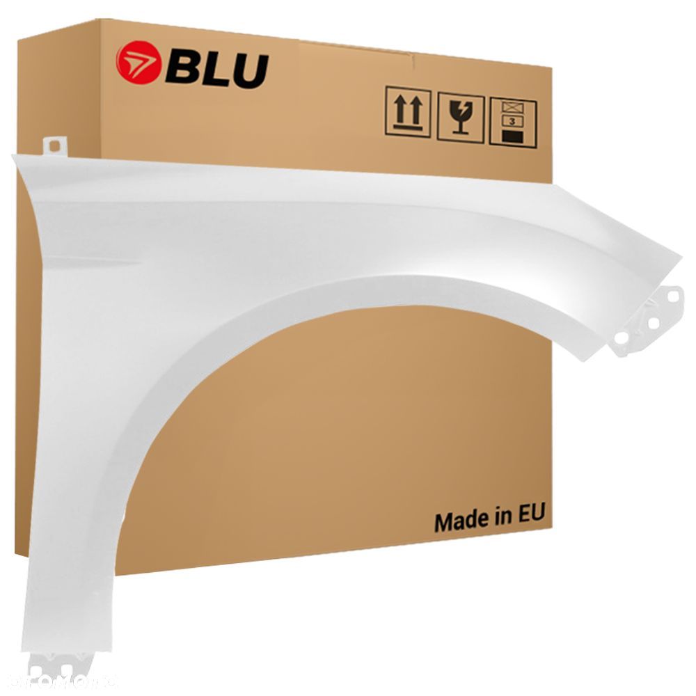 BLU Błotnik FORD FOCUS MK3 7VTA Prawy Przód Biały 2010-2014 FrozenWhite - 1