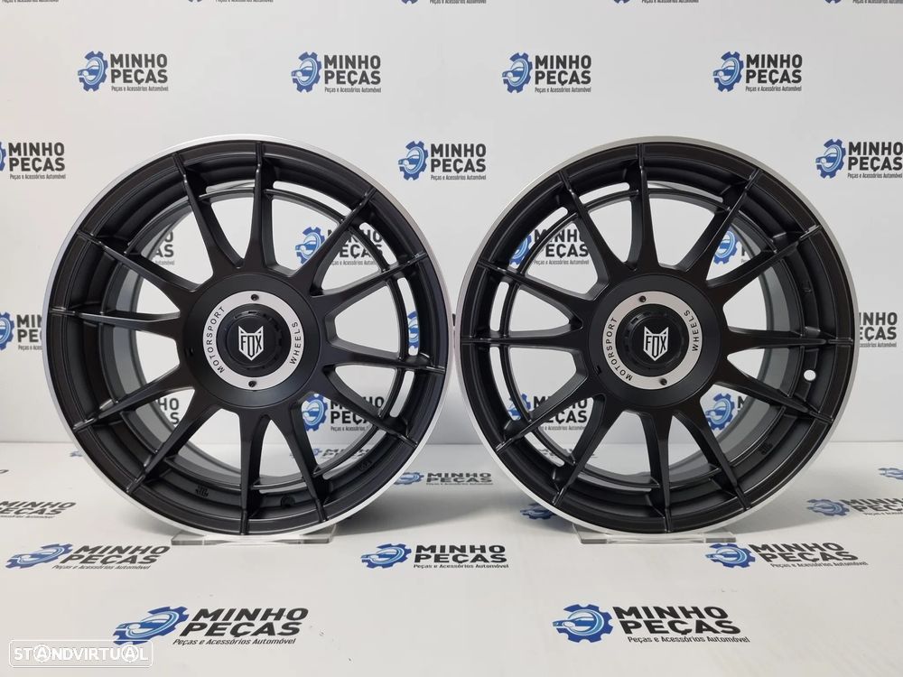 Jantes Fox VR4 em 16 Satin Black (4x100 | 4x108) - 1