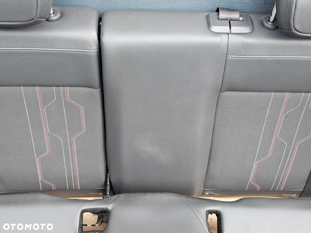 FOTELE PRZEDNIE KANAPA OPARCIE TYŁ BOCZKI PÓŁ SKÓRA OPEL CORSA D 3 DRZWI 3D EUROPA - 12